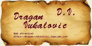 Dragan Vukalović vizit kartica